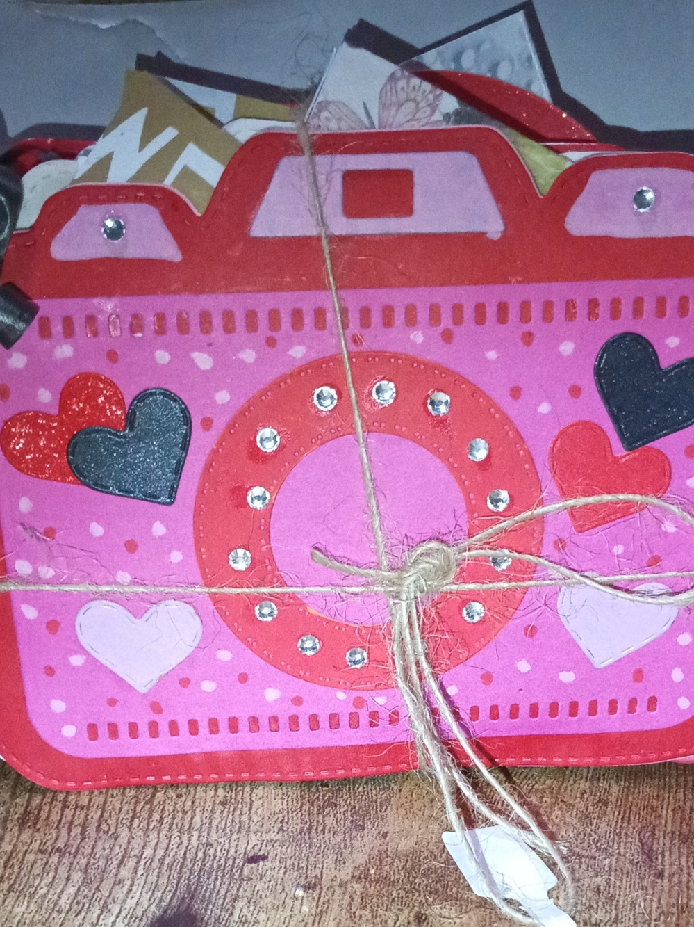 Handmade Camera Scrap Book Album